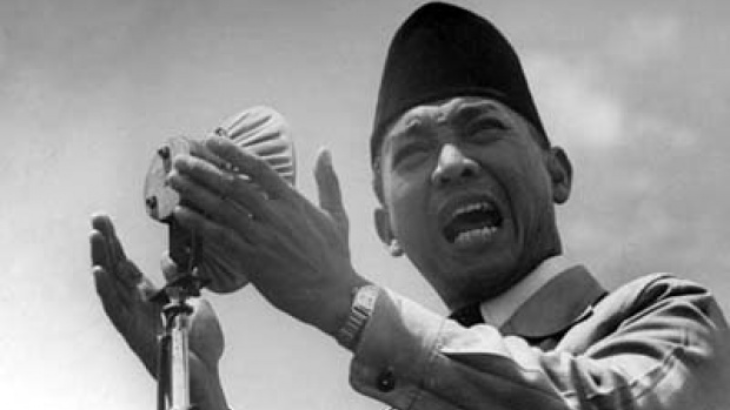 Presiden Soekarno Berpidato